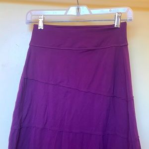 Athletes XXS Dark Purple Skirt MIDI